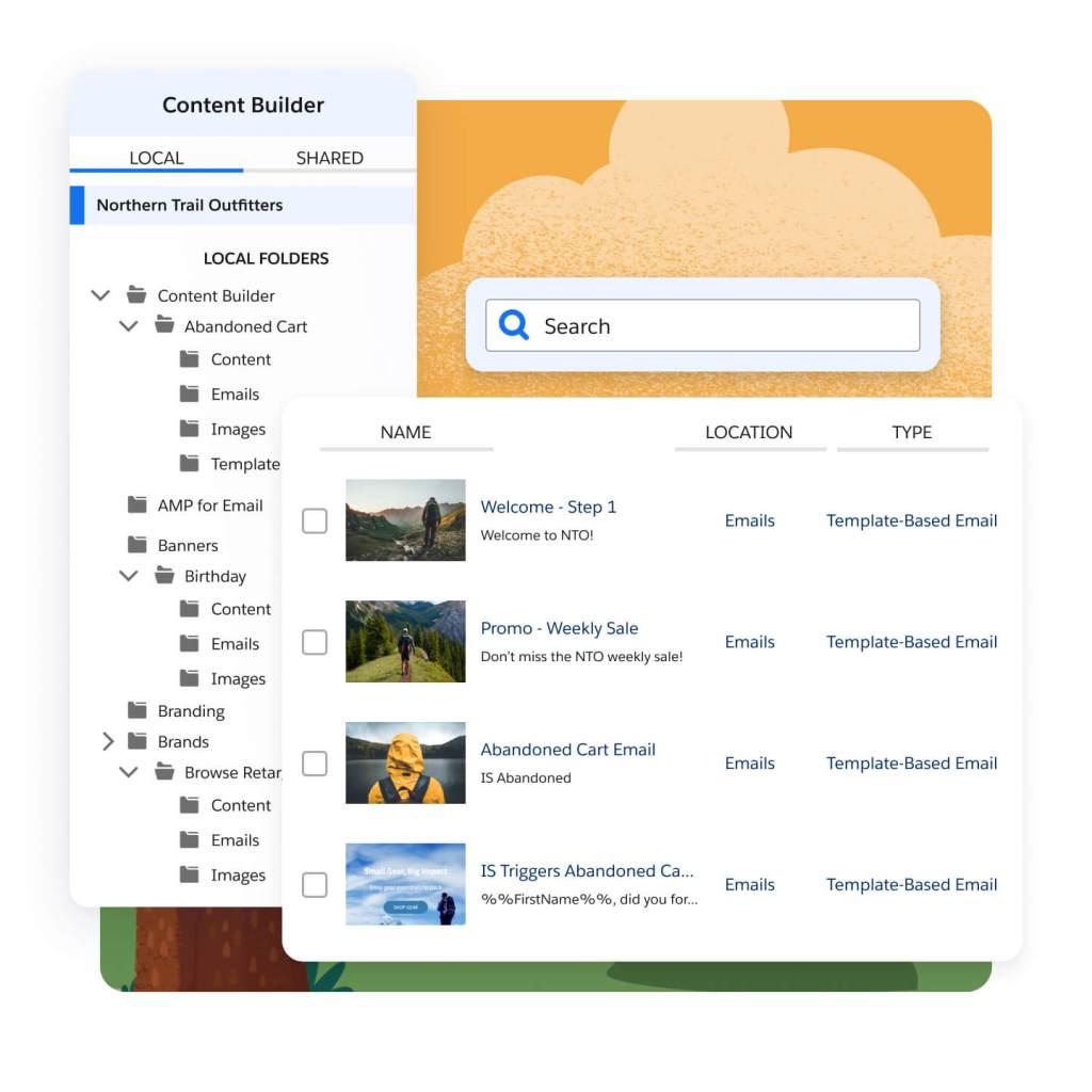 Engagement content repository