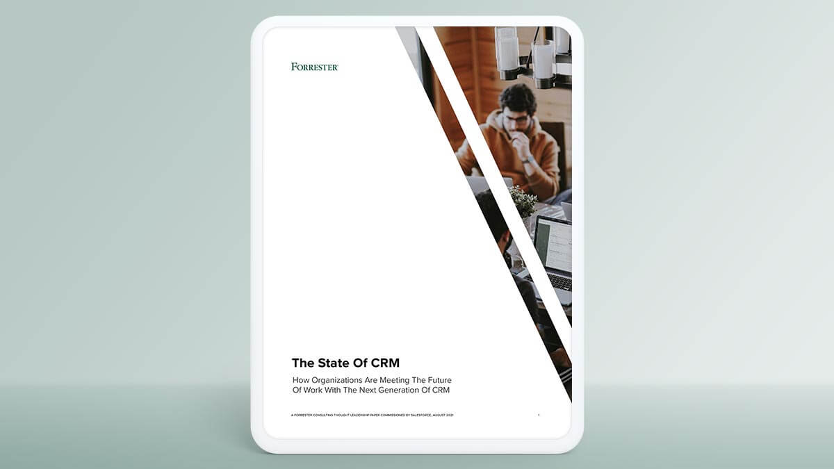 "The State of CRM" report.