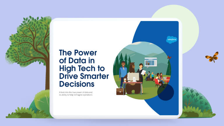 Cover of ebook "The Power of Data in High Tech to Drive Smarter Decisions".