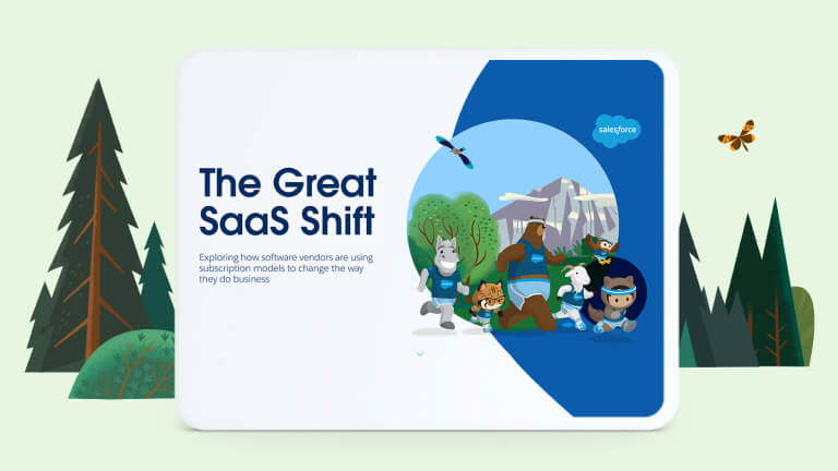 Cover of report "The great Saas Shift".